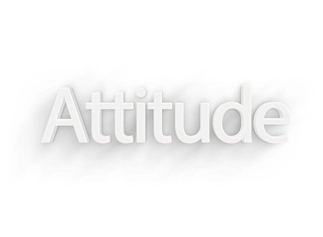 Attitude png, word Attitude png, Attitude word png, Attitude text png, Attitude font png, word Attitude text effects typography PNG transparent images